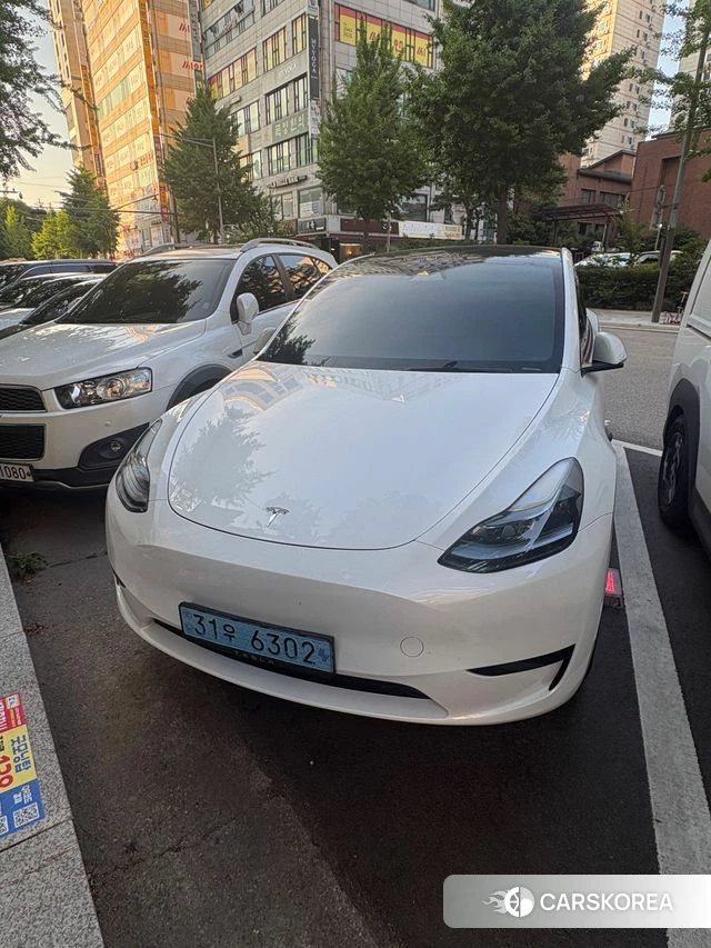 Tesla Model Y 2024 Белый из Кореи