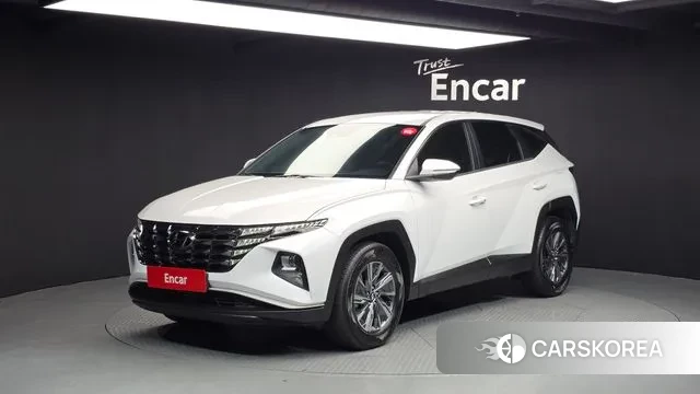 Hyundai Tucson Hybrid (NX4) 2021 Белый из Кореи