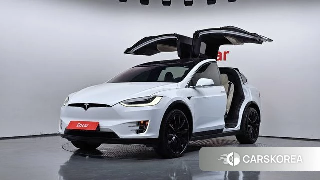 Tesla Model X 2020 Белый из Кореи