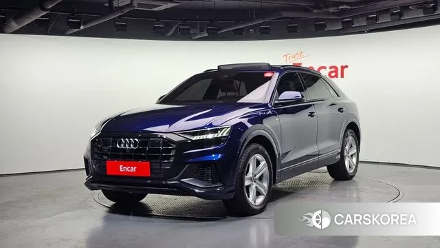 Audi Q8 (4M) 2021 Синий из Кореи