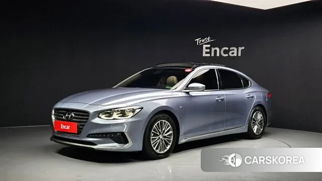 Hyundai Grandeur IG Hybrid 2018 Светло-серебряный цвет из Кореи