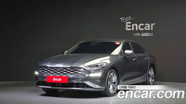 Kia K8 Hybrid 2023 Серый из Кореи