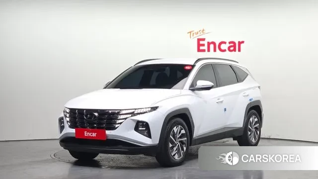 Hyundai Tucson Hybrid (NX4) 2021 Белый из Кореи