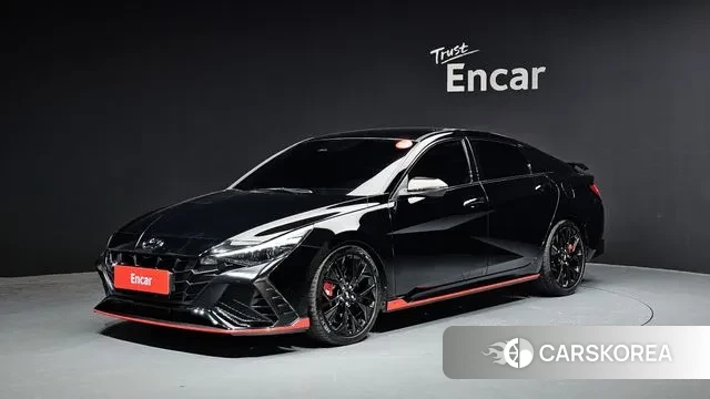 Hyundai Avante (CN7) 2022 Черный из Кореи