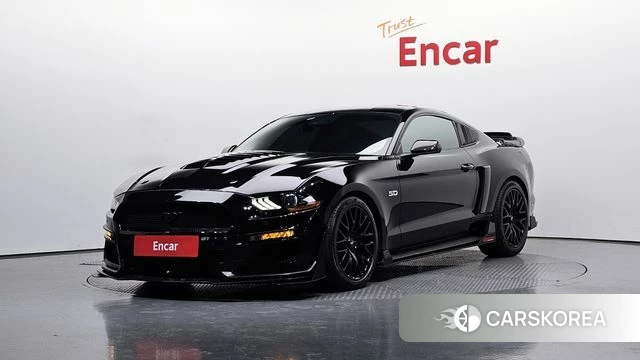 Ford Mustang 2019 Черный из Кореи