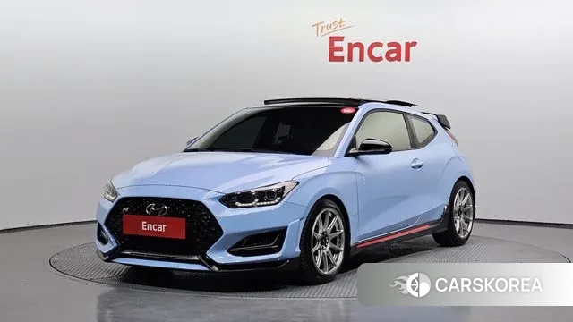 Hyundai Veloster (JS) 2019 Небесно-голубой из Кореи