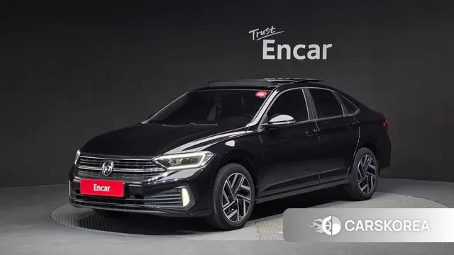 Volkswagen 7th Generation of Jetta 2022 Черный из Кореи