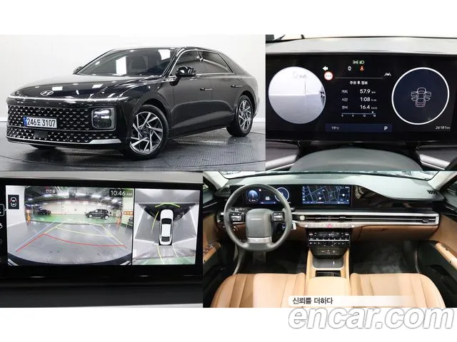 Hyundai Grandeur (GN7) 2023 Черный из Кореи