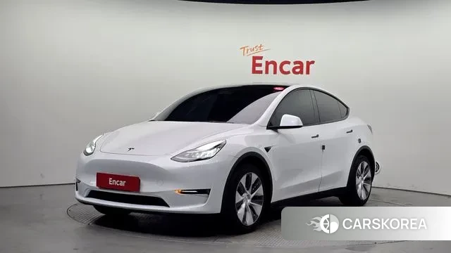 Tesla Model Y 2022 Белый из Кореи