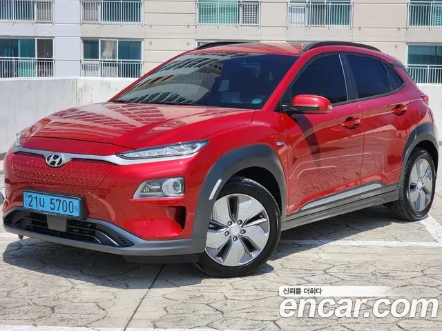 Hyundai Kona Electric 2019 Красный из Кореи