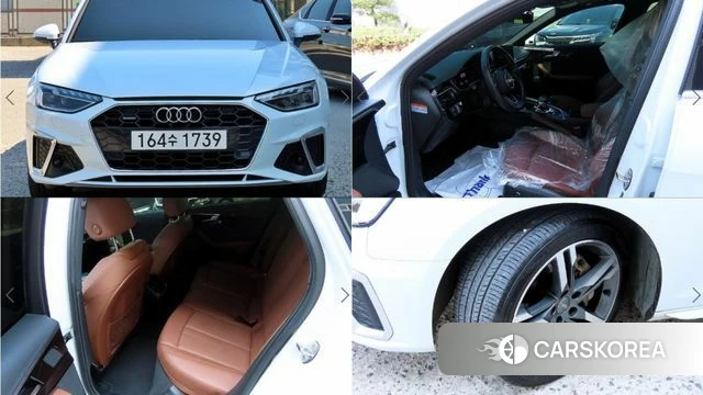 Audi A4 (B9) 2020 Белый из Кореи