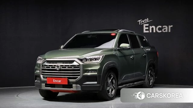 Ssangyong The New Rexton Sport 2024 Темно-зеленый из Кореи