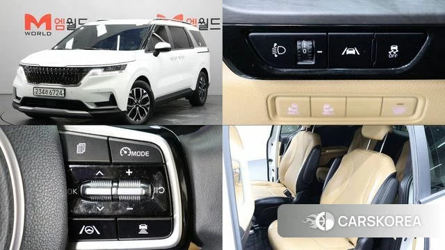 Kia Carnival 4th generation 2022 Белый из Кореи