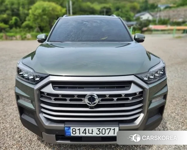 Ssangyong The New Rexton Sport 2024 Светло-зеленый из Кореи