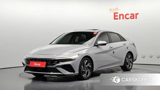 Hyundai The New Avante (CN7) 2024 Серебристо-серый из Кореи
