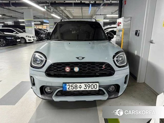 Mini Cooper S Countryman 2022 Небесно-голубой из Кореи