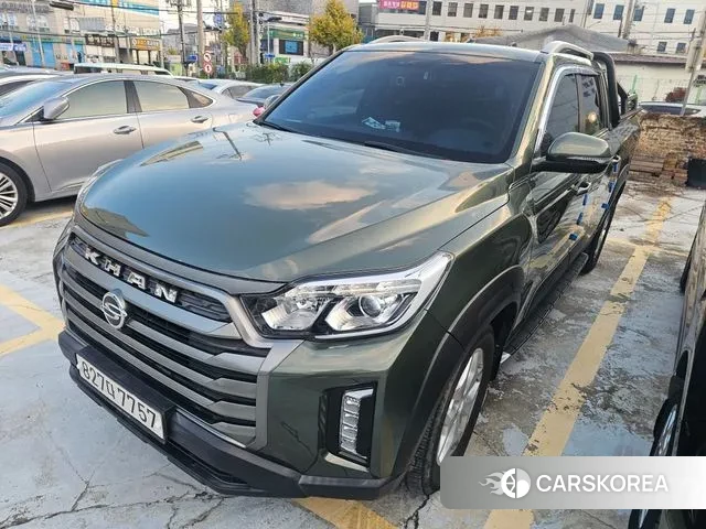 Ssangyong The New Rexton Sports Cannes 2021 Светло-зеленый из Кореи