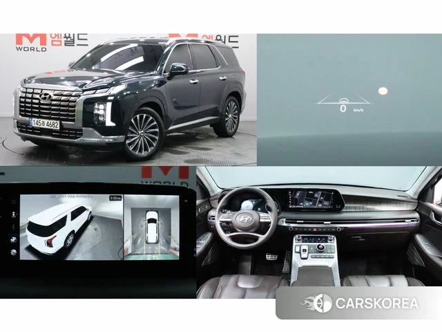 Hyundai The New Palisade 2022 Темно-зеленый из Кореи
