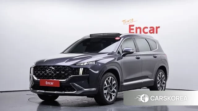 Hyundai The New Santa Fe 2021 Серый из Кореи