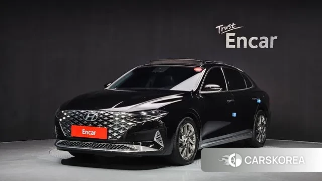 Hyundai The New Grandeur IG Hybrid 2020 Черный из Кореи