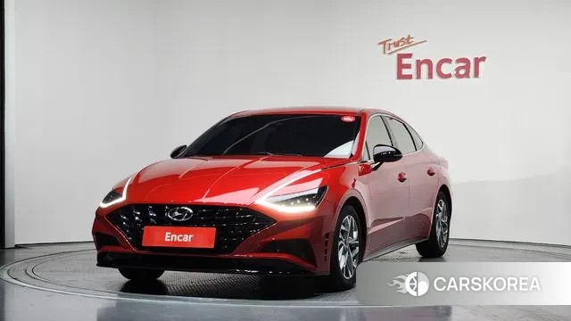 Hyundai Sonata (DN8) 2019 Красный из Кореи