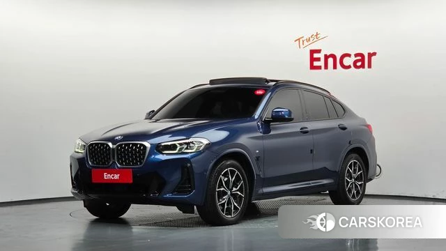 BMW X4 (G02) 2022 Синий из Кореи