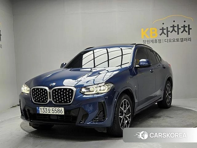 BMW X4 (G02) 2022 Синий из Кореи