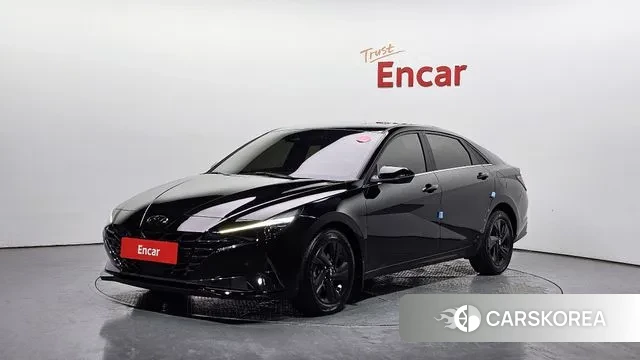 Hyundai Avante (CN7) 2021 Черный из Кореи