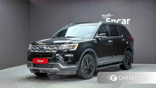 Ford Explorer 2018 Черный из Кореи