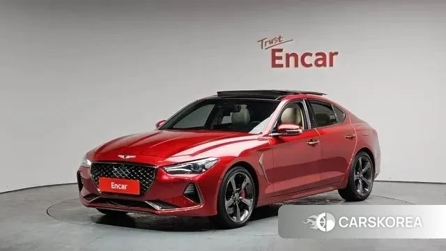 Genesis G70 2018 Красный из Кореи
