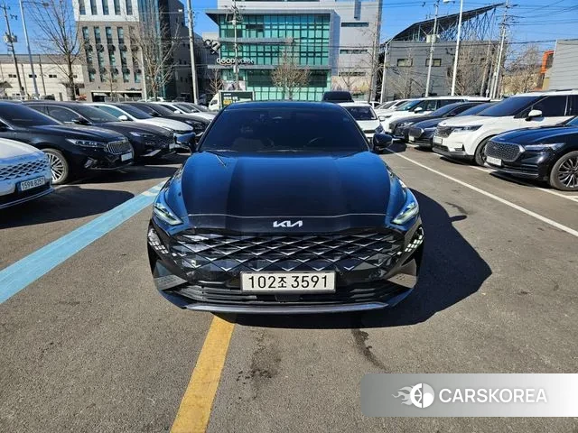 Kia K8 Hybrid 2021 Черный из Кореи