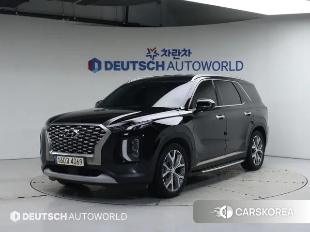 Hyundai Palisade 2021 Черный из Кореи