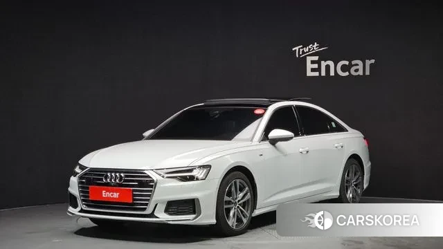 Audi A6 (C8) 2023 Белый из Кореи