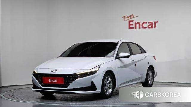 Hyundai Avante (CN7) 2020 Белый из Кореи