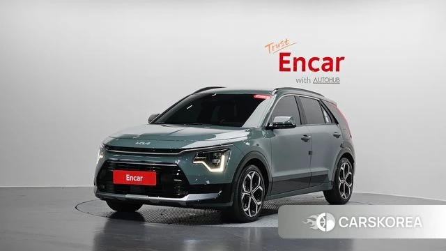 Kia Di Ol Nu Niro 2023 Зеленый из Кореи