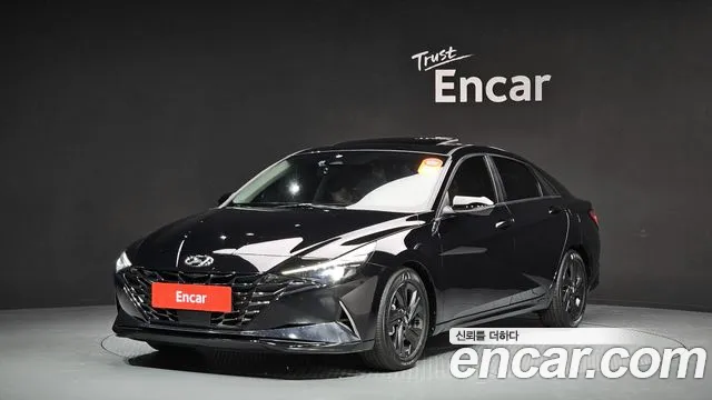 Hyundai Avante (CN7) 2020 Черный из Кореи