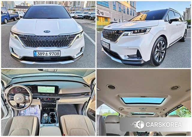 Kia Carnival 4th generation 2020 Белый из Кореи