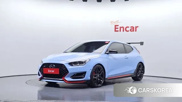 Hyundai Veloster (JS) 2021 Небесно-голубой из Кореи