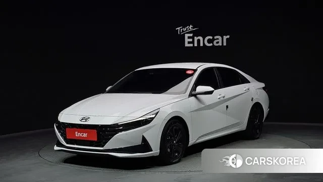 Hyundai Avante (CN7) 2021 Белый из Кореи