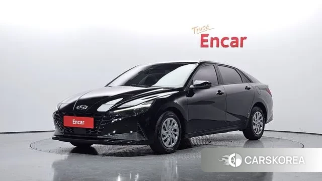 Hyundai Avante (CN7) 2021 Черный из Кореи