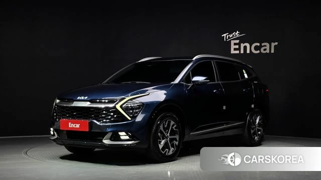 Kia Sportage 5th Generation Hybrid 2023 Синий из Кореи