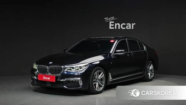 BMW 7 Series (G11) 2019 Черный из Кореи
