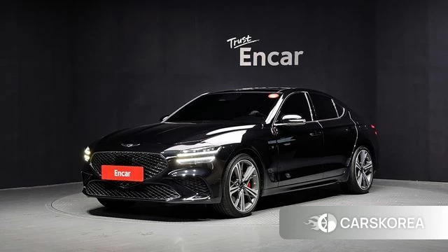 Genesis The New G70 2023 Черный из Кореи