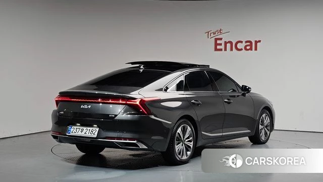 Kia K8 Hybrid 2023 Серый из Кореи