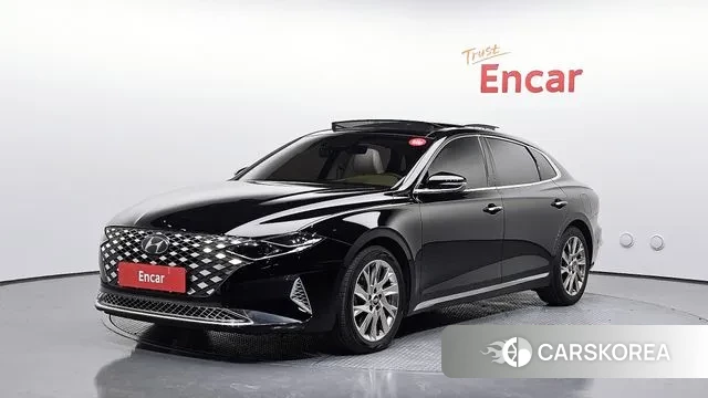 Hyundai The New Grandeur IG Hybrid 2021 Черный из Кореи