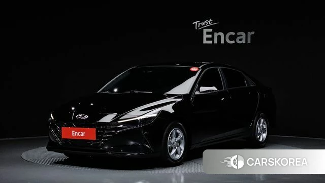 Hyundai Avante (CN7) 2021 Черный из Кореи