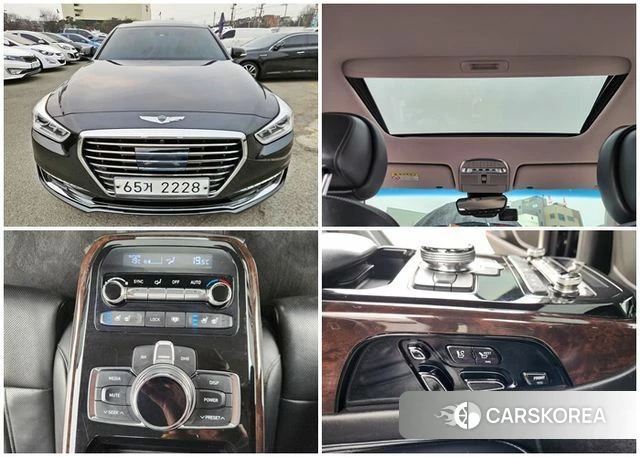 Genesis EQ900 2018 Черный из Кореи