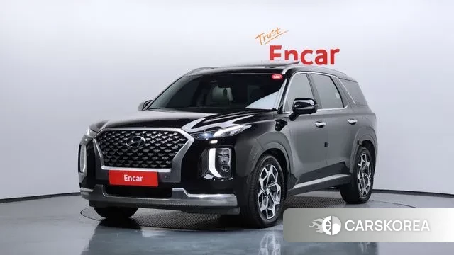 Hyundai Palisade 2021 Черный из Кореи