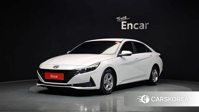 Hyundai Avante (CN7) 2020 Белый из Кореи