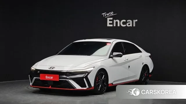 Hyundai The New Avante (CN7) 2023 Белый из Кореи